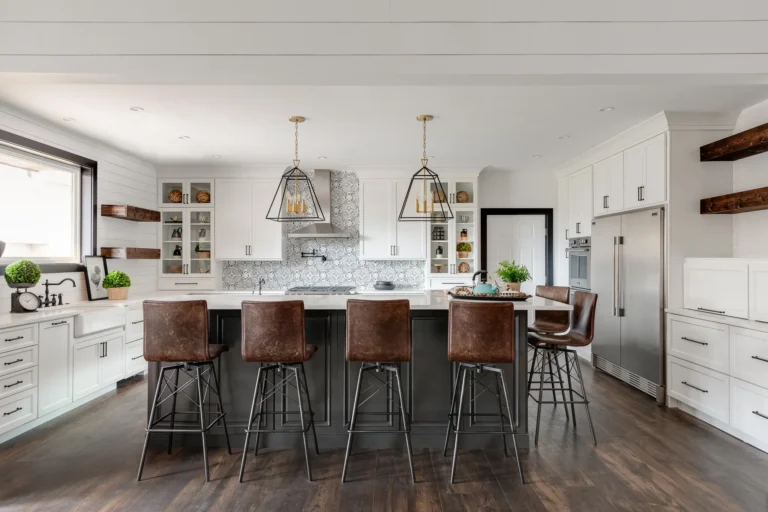 Kitchen with Custom Kitchen Cabinets