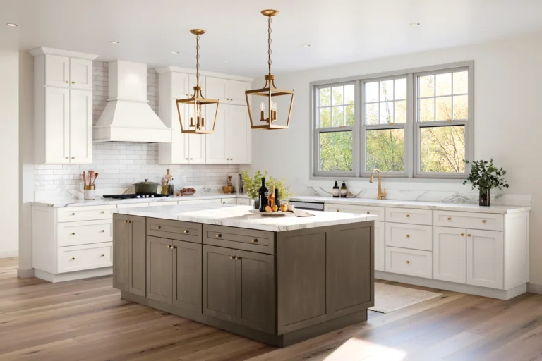 Beautiful Kitchen with Custom or Semi-Custom Cabinetry