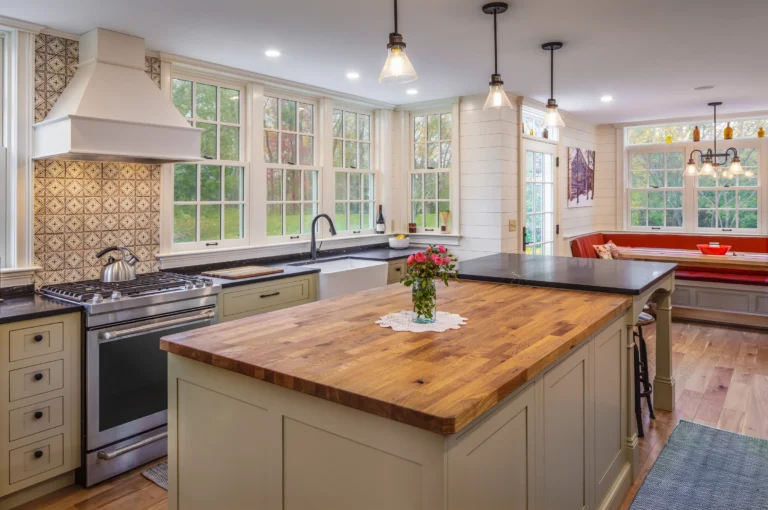 Beautiful Kitchen with Custom or Semi-Custom Cabinetry